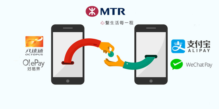 The Octopus Card can be recharged with Alipay or WeChat Pay