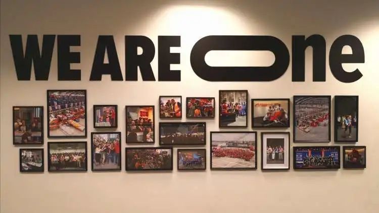 Photo of office decoration taken in Lazada's Singaporean headquarters Credit: PingWest