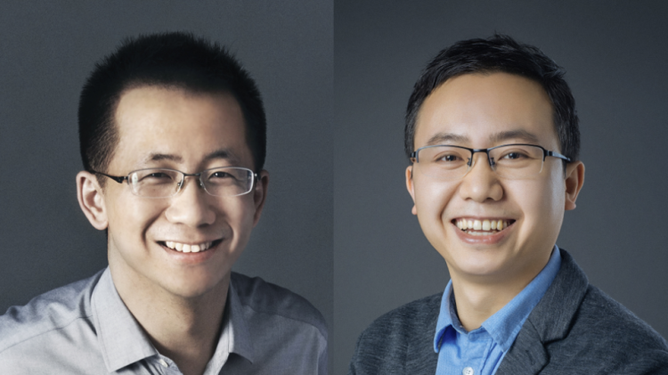 Zhang Yiming and Liang Rubo