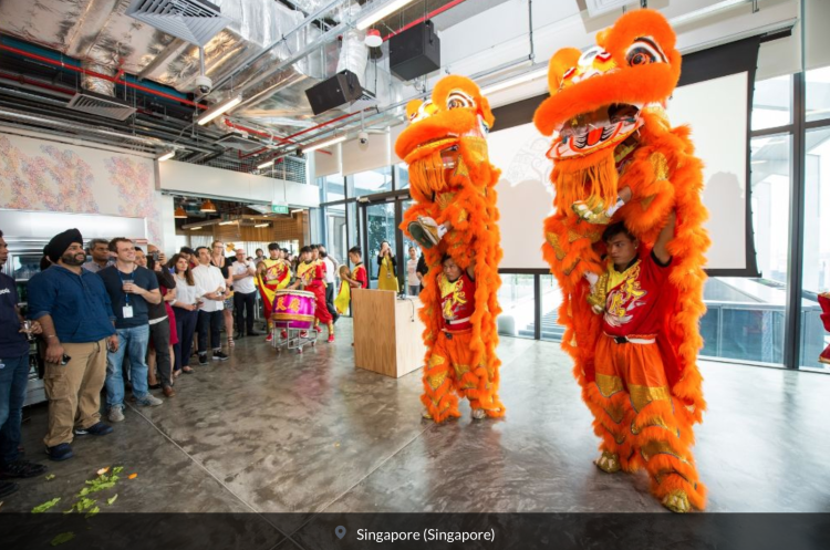 Facebook's Singapore office. Image Credits: Facebook