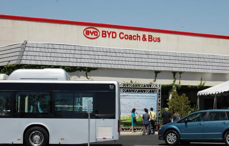 BYD factory in Lancaster. Source: theavtimes