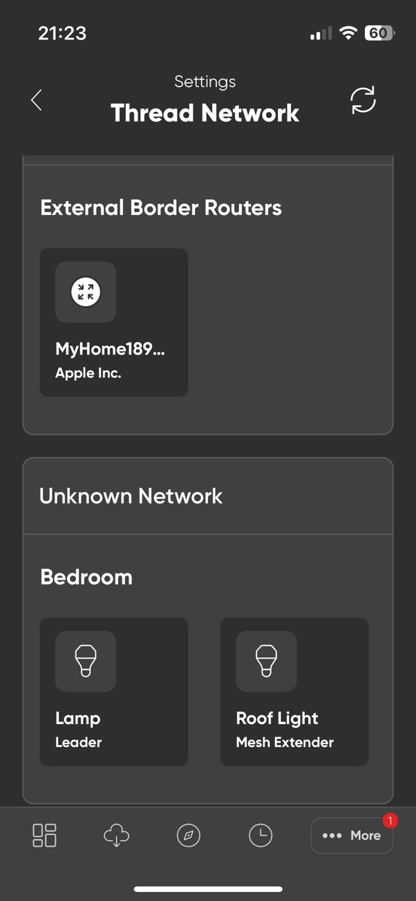 (Author’s smart home setups with multi-Thread networks/Credit: PingWest)
